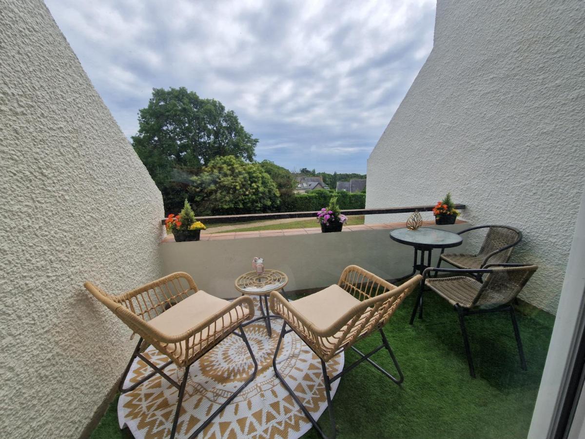 Guidel-Plages Studio Lumineux Balcon Vue Mer & Piscine Eksteriør bilde