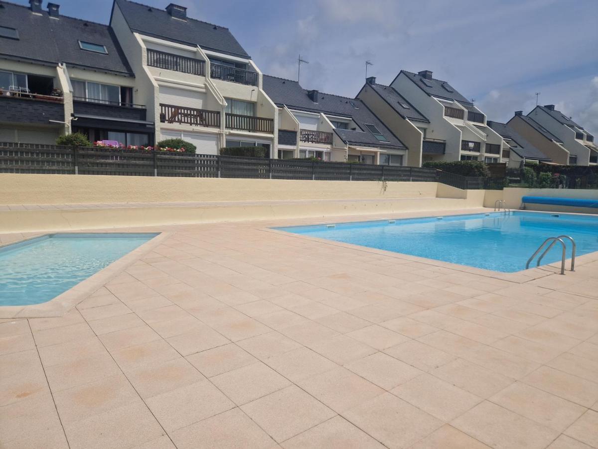 Guidel-Plages Studio Lumineux Balcon Vue Mer & Piscine Eksteriør bilde